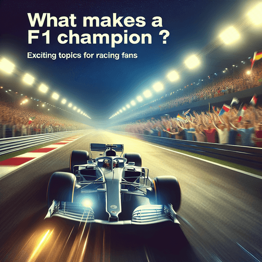 Apa yang Membuat F1 Champion Berbeda? Topik Bahasan Seru untuk Penggemar Balap